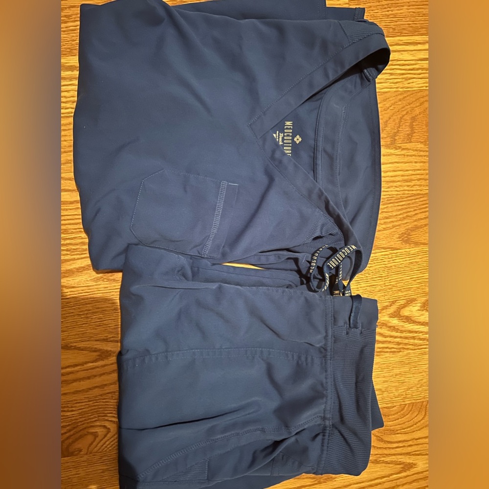 royal blue med couture scrubs